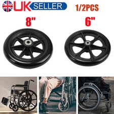 1/2x 6/8 Inch Wheelchair Front Wheel Replacement Universal Caster Wear-resistant