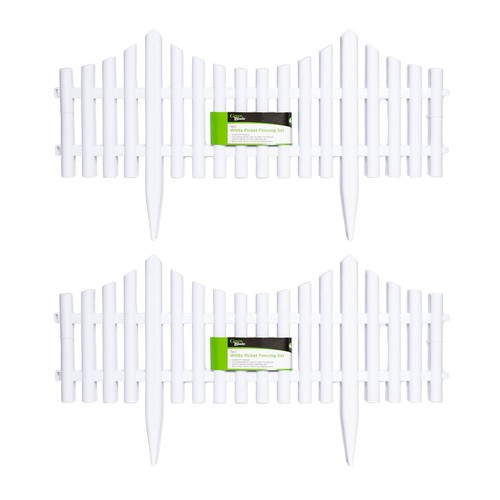 33cm set white plastic - 33cm, of
