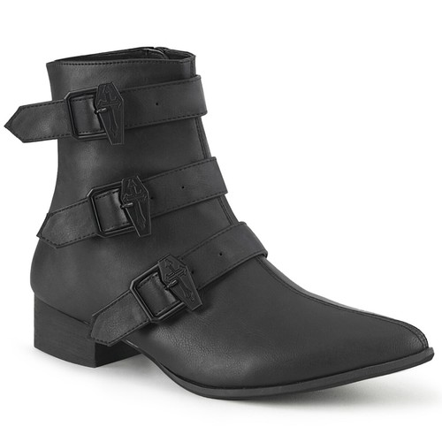 Black steampunk pointy toe - steampunk,