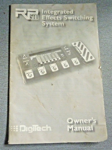 Digitech rp500 multi effects - rp500, multi-effects