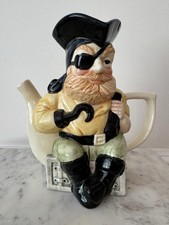 Vintage Pirate Teapot Ceramic