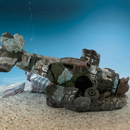 Fish tank plane decor aquarium - plane,