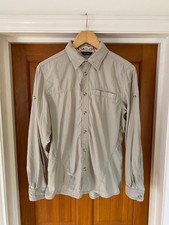 Peter Storm Long Sleeve Shirt Size 16 Women's Light Khaki Walking Safari Hiking