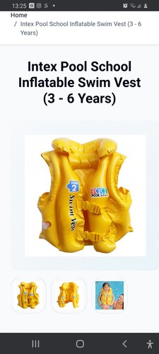 Intex childs safety swim - , vest