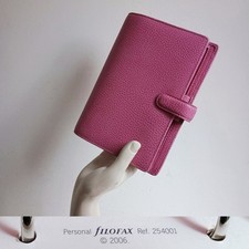 Finsbury Personal Leather Organiser Pink 2006 inserts 