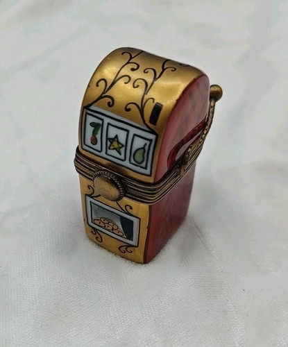 Limoges slot machine trinket - limoges,