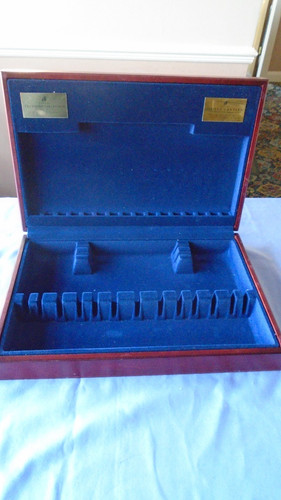 Mahogany cutlery box - mahogany,