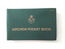 UK Militaria • RAF Form No 443 • Aircrew Pocket Book • Inc 32 Plastic Sleeves