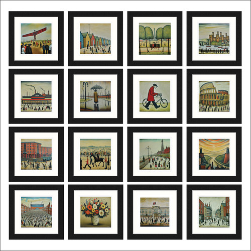 Lowry style square framed - style, and