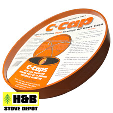 C CAP Terracotta Chimney Capping Cowl fits disused Chimney Pots Up To 11" 280mm