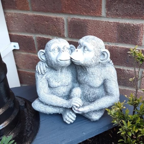 Large monkey garden ornament - large,