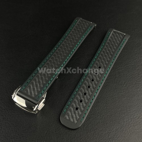 Black green silicone rubber - green,