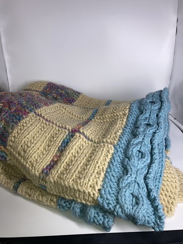 Vintage afghan thick cotton - thick,