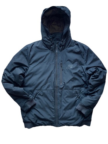 Nike black insulated jacket - black,