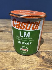 Vintage Castrol LM Grease Tin , Garage Collectable