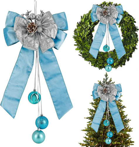 Blue and silver christmas - blue, tree