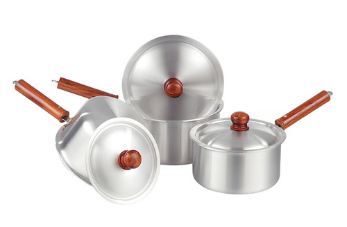 3pcs aluminum sauce pan - 3pcs,