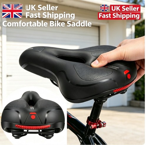 Wide extra comfy bicycle - comfy, gel