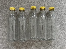 Clear 750ml Plastic Bottles With Lid x5