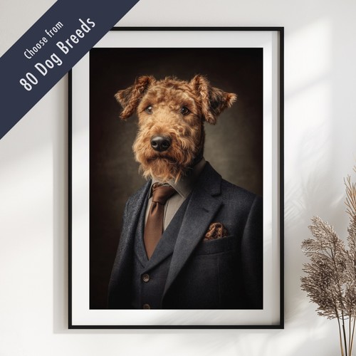 Smartly dressed dog - dog, portrait