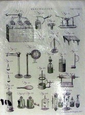Original Old Antique Print
