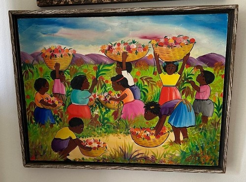 Haitian painting jacques - haitian,