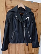 Zara Faux Leather Biker Jacket