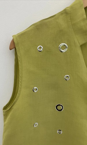 Peruzzi linen blend sleeveless - peruzzi,