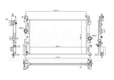 VAUXHALL CORSA MK V (F) 2015-2019 Radiator 1.0 Petrol Models OP036R002