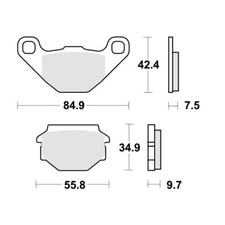 STD TRW LUCAS 787.05.46 BRAKE