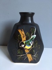 Blue Tit Bird Vase Geometric