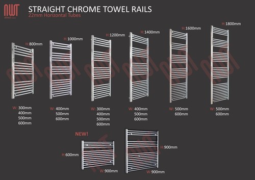 Heated bathroom radiator - heated,