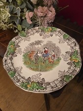 Copeland Spode's "Byron" Series No2 Quartered Sandwich Plate 26x25cm c1930