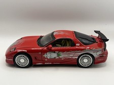 ERTL 1:18 Mazda RX7 Doms Fast And Furious Rare Model Car Diecast Racing Champion