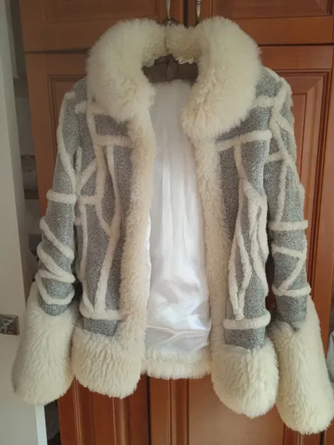 Cropped genuine alpaca - genuine, &