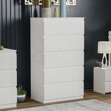 Modern White Chest of Drawers