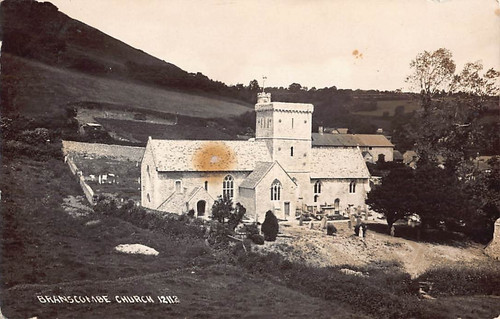 Postcard devon branscombe - -,