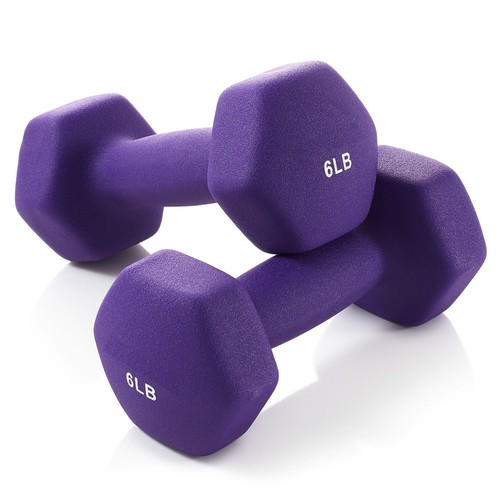 Neoprene hex dumbbell weights - hex,