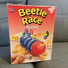 Vintage BEETLE RACE BOARD GAME Complete 100% Milton Bradley MB Games 1987
