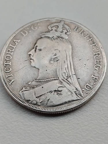 1889 silver crown great - 1889,