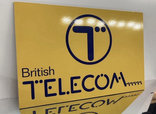 British telecom sign - x2,