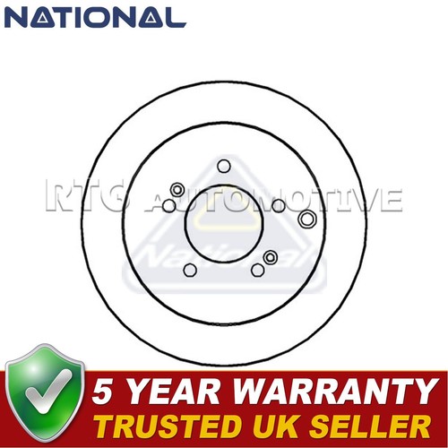 National rear brake disc - national, fits