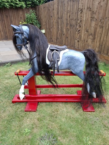 Restored haddon rocking horse - restored,