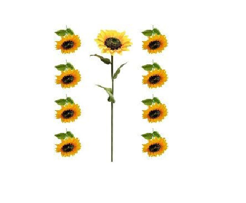 Artificial sunflower 107cm - sunflower,