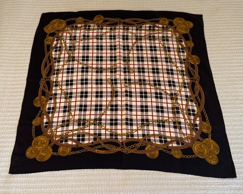 Vintage aquascutum silk scarf - aquascutum,