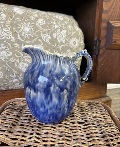 Antique sponge ware pottery - antique,