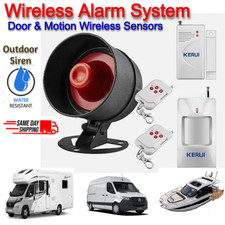 Camper van-Motorhome-Caravan Wireless Remote Alarm Security Motion & Door Sensor