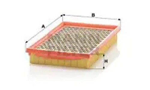 Air filter insert - filter, c