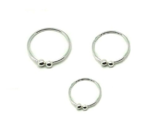 Sterling silver fake nose - fake, ring