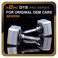 2x D1S Bulbs Xenon White 6000K